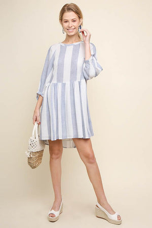 All The Stripe Moves Dress