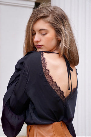 Want You Back Backless Blouse