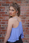 Ruffled and Ready Open Back Top